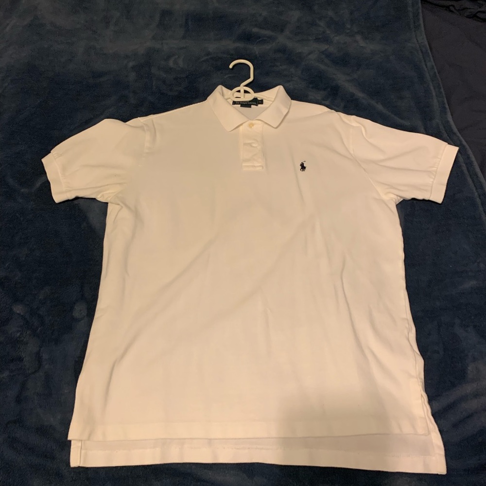 Men’s White Polo Shirt size Large